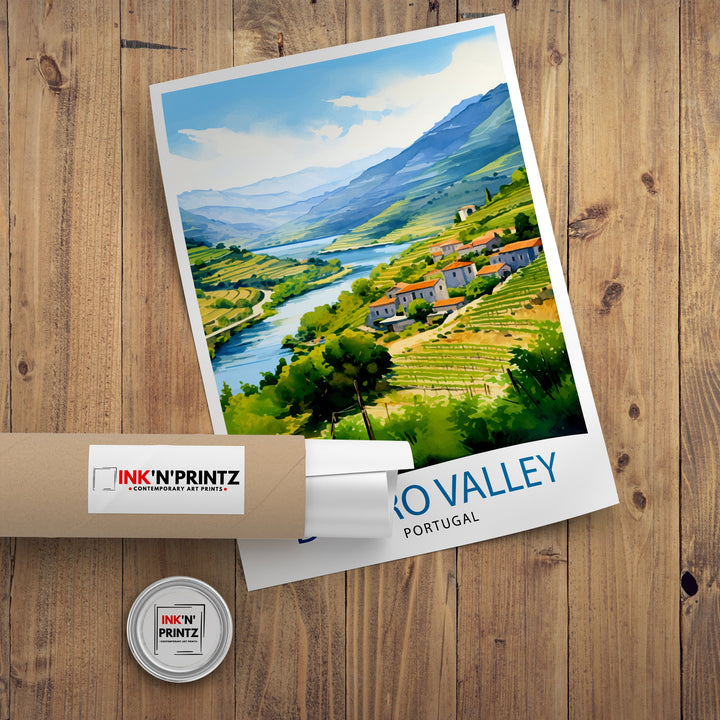 Douro Valley Portugal Print Douro Valley Decor Douro Valley Poster Douro Valley Art Douro Valley Wall Art Gift for Douro Fans Douro Valley