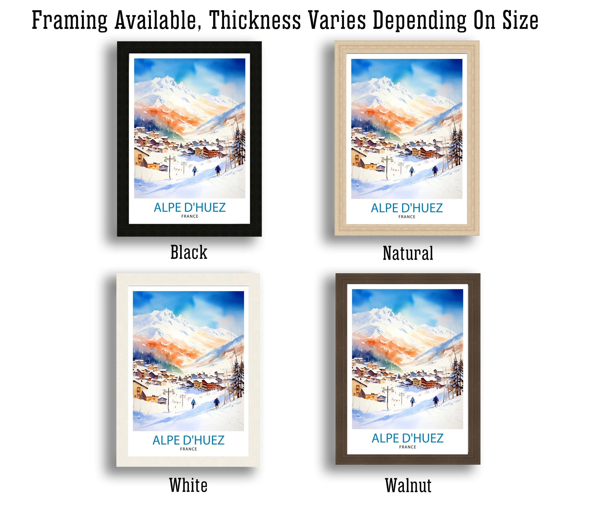 Alpe d'Huez Print Alpe d'Huez Decor Alpe d'Huez Poster Alpe d'Huez Art Alpe d'Huez Wall Art Gift for Skiing Fans Alpe d'Huez Home Decor