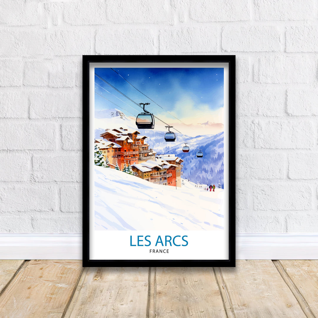 Les Arcs France Print