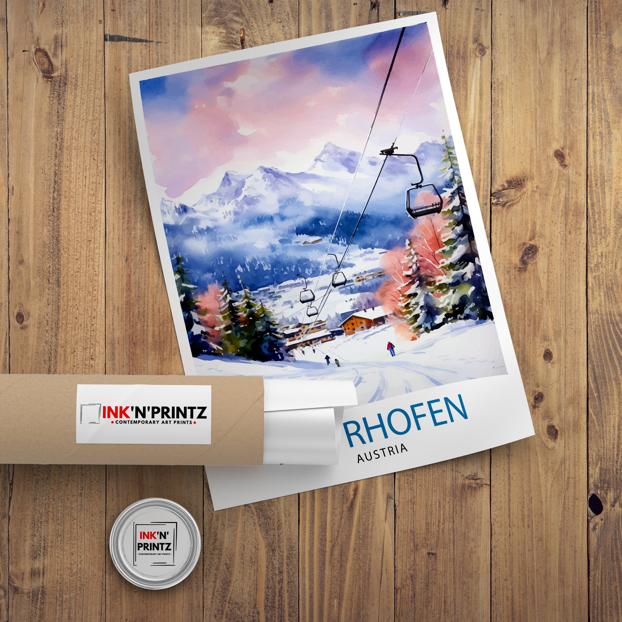 Mayrhofen Austria Print Mayrhofen Decor Mayrhofen Poster Mayrhofen Art Mayrhofen Wall Art Gift for Alpine Fans Mayrhofen Home Decor