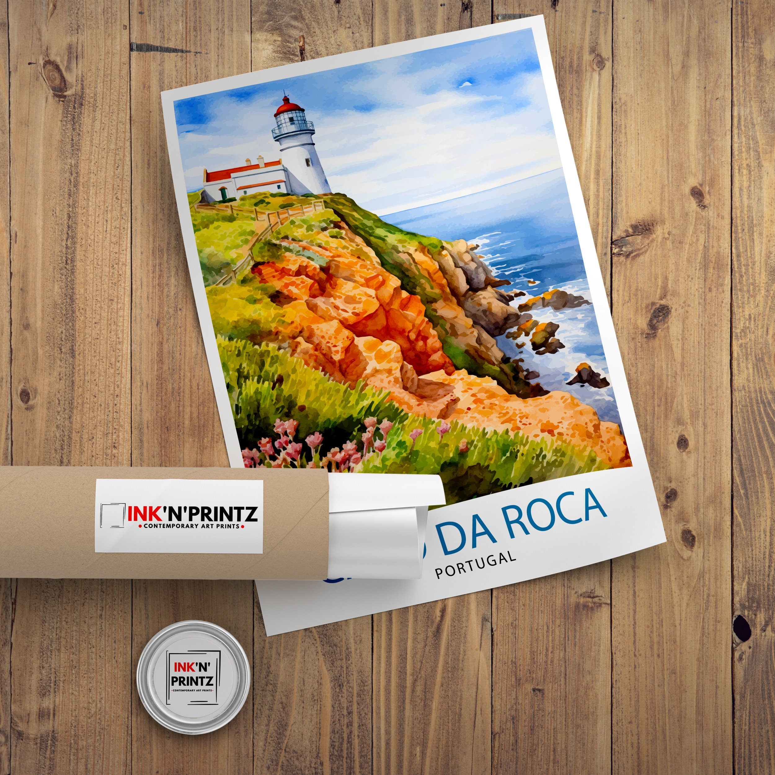 Cabo da Roca Portugal Print Cabo Decor Cabo Poster Cabo Art Cabo Wall Art Gift for Adventure Lovers Cabo Home Decor