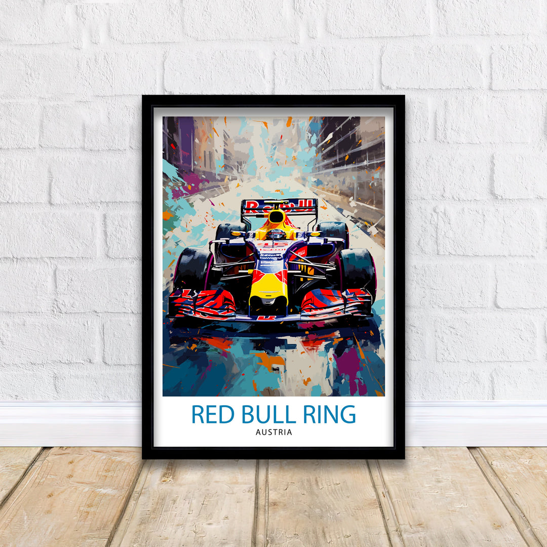 Spielberg Race Track Poster Motorsport Decor Spielberg Poster Racing Art Spielberg Wall Art Gift for Racing Fans Spielberg Home Decor