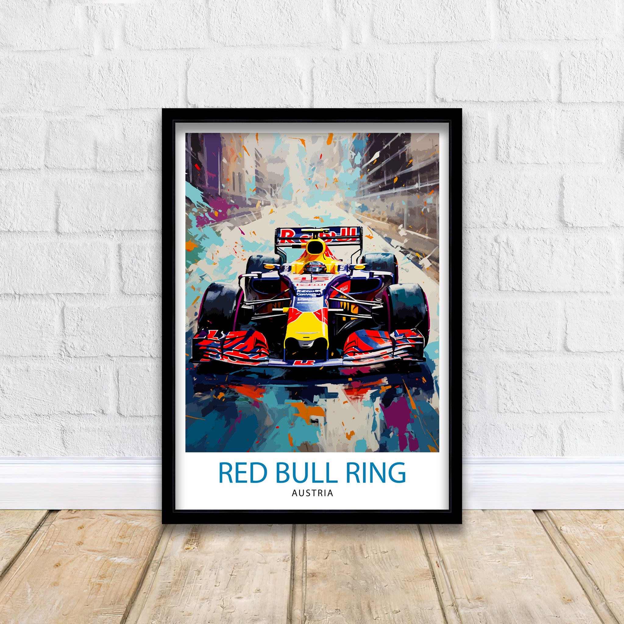 Spielberg Race Track Print Motorsport Decor Spielberg Poster Racing Art Spielberg Wall Art Gift for Racing Fans Spielberg Home Decor