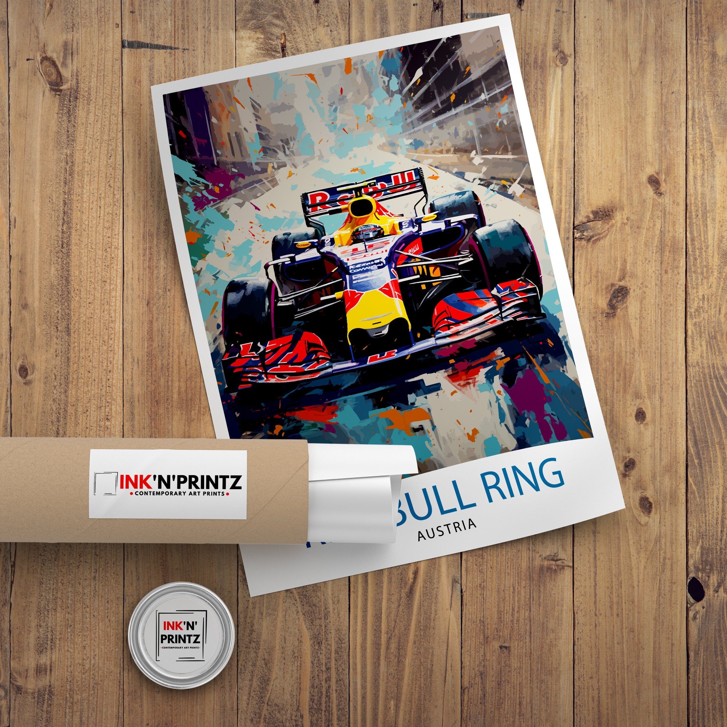 Spielberg Race Track Print Motorsport Decor Spielberg Poster Racing Art Spielberg Wall Art Gift for Racing Fans Spielberg Home Decor