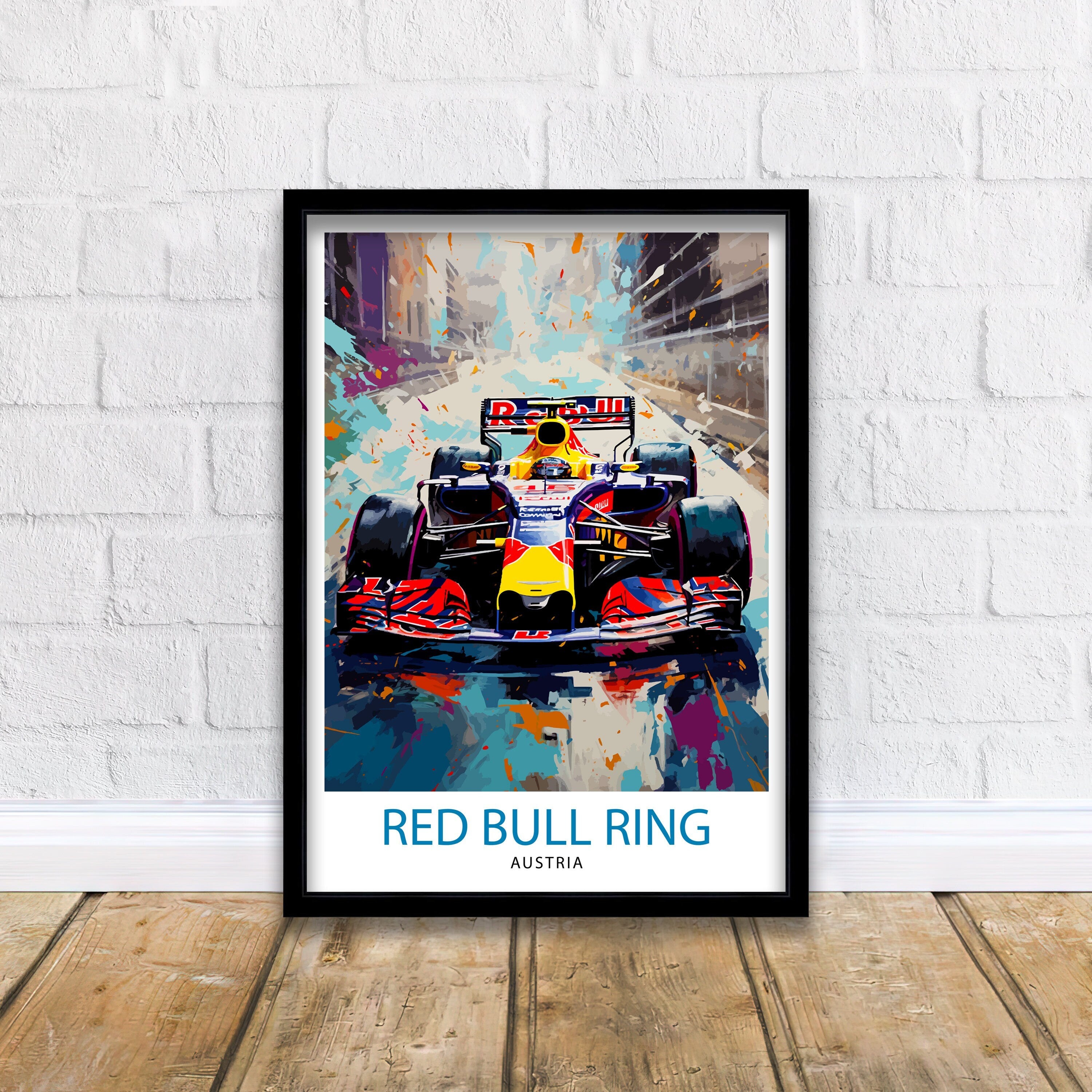 Spielberg Race Track Print Motorsport Decor Spielberg Poster Racing Art Spielberg Wall Art Gift for Racing Fans Spielberg Home Decor