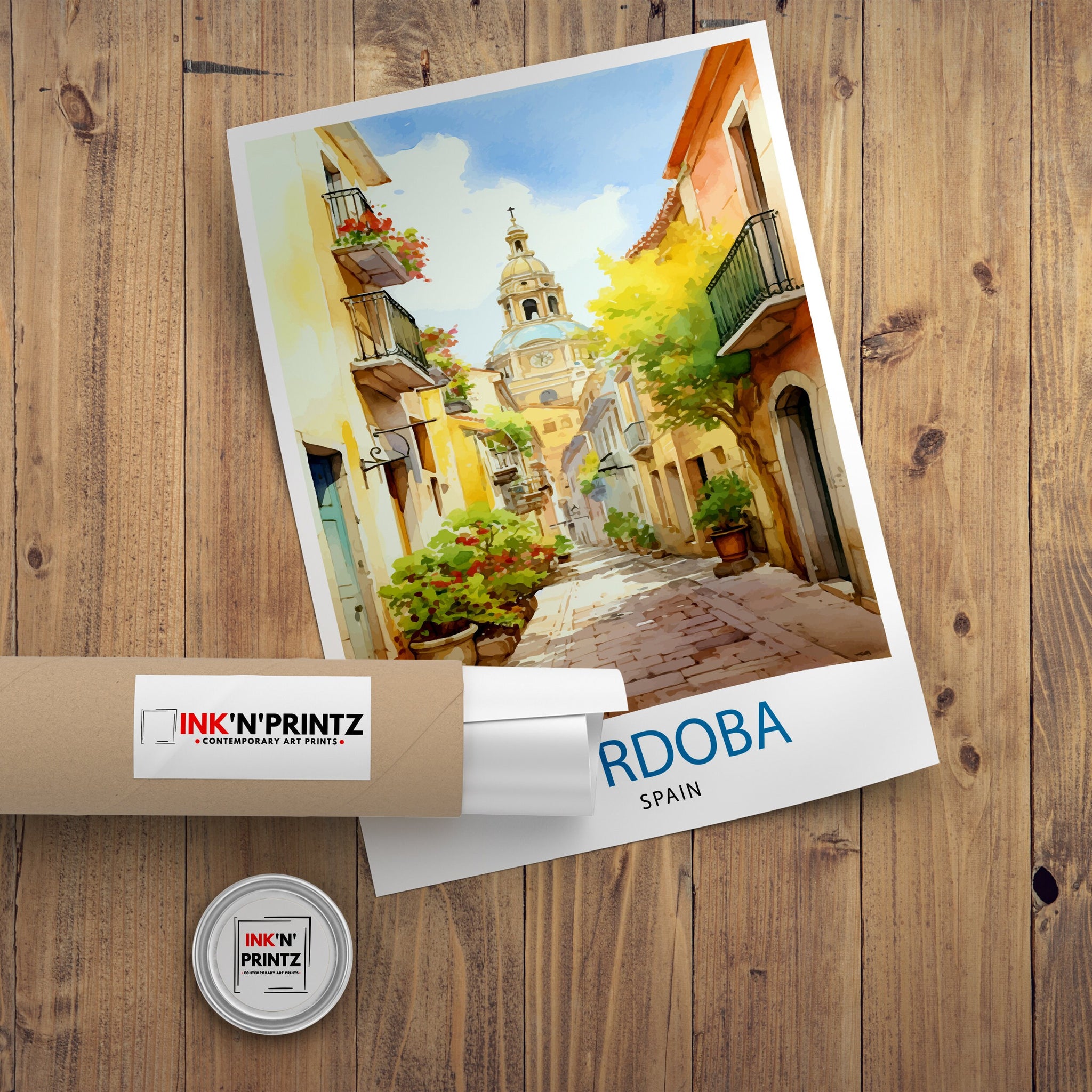 Cordoba Spain Print Cordoba Decor Cordoba Poster Cordoba Art Cordoba Wall Art Gift for History Lovers Cordoba Home Decor