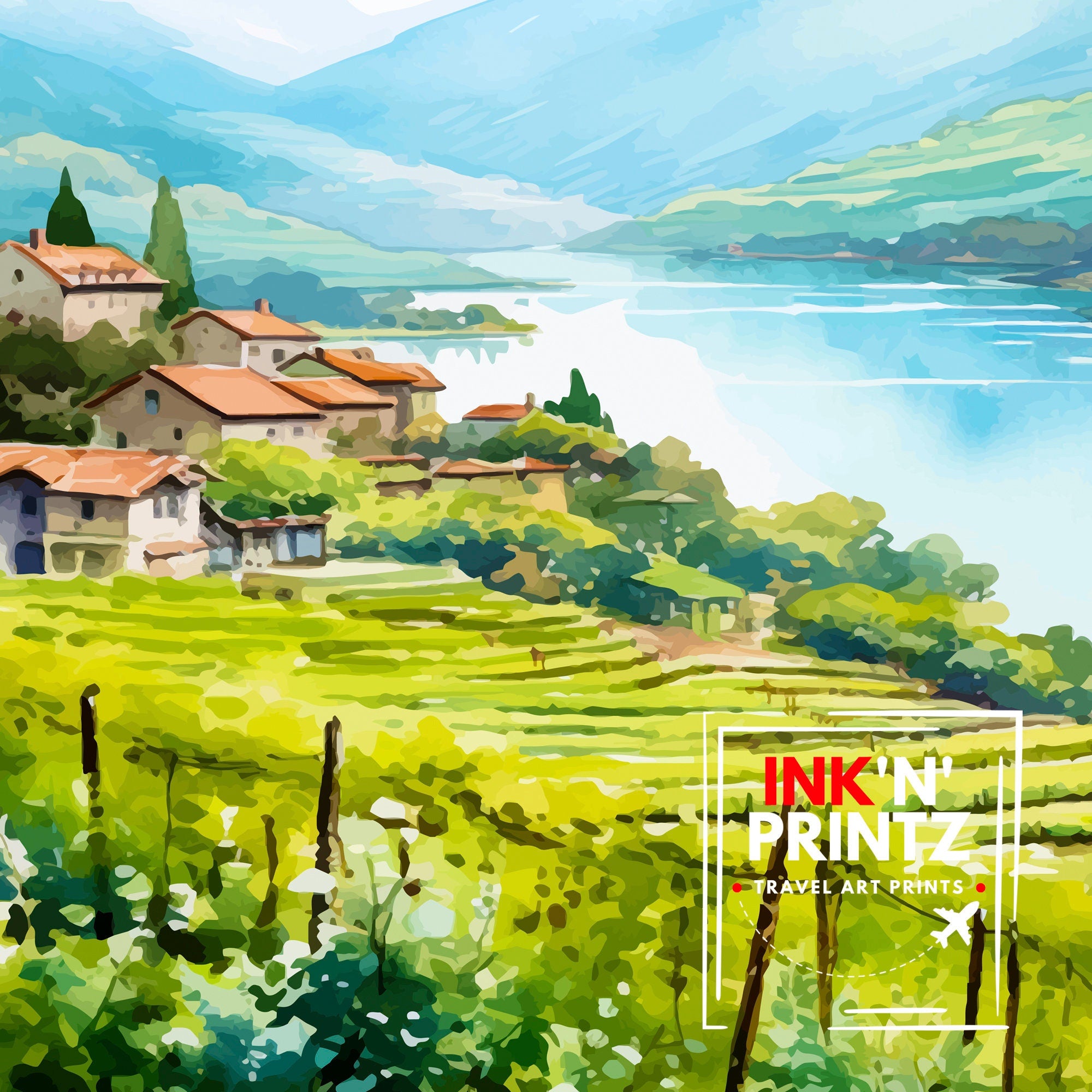 Douro Valley Portugal Print Douro Decor Douro Poster Douro Art Douro Wall Art Gift for Wine Lovers Douro Home Decor