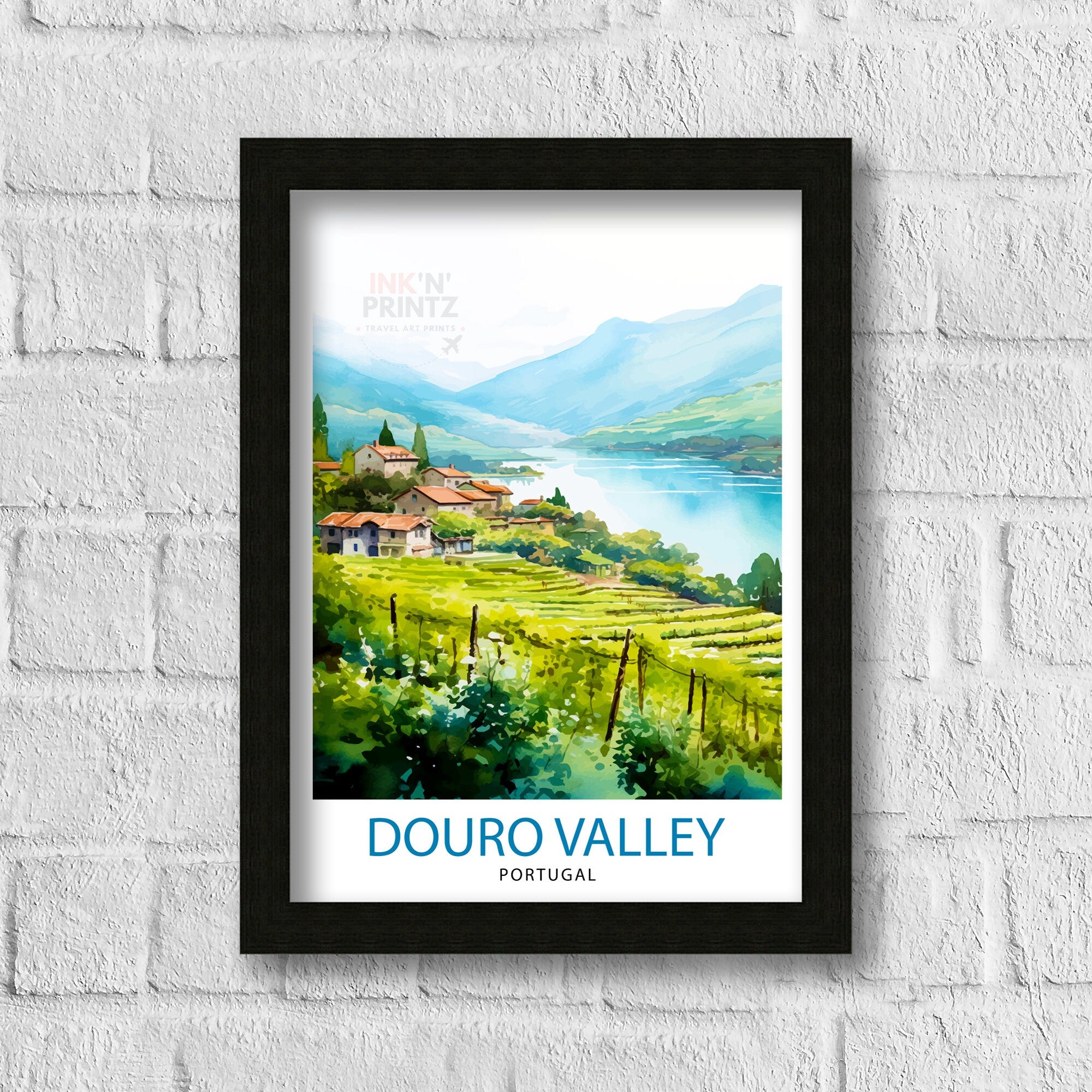 Douro Valley Portugal Print Douro Decor Douro Poster Douro Art Douro Wall Art Gift for Wine Lovers Douro Home Decor