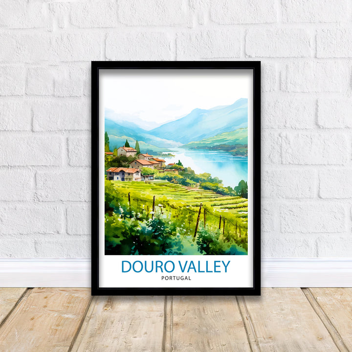 Douro Valley Portugal Poster Douro Decor Douro Poster Douro Art Douro Wall Art Gift for Wine Lovers Douro Home Decor