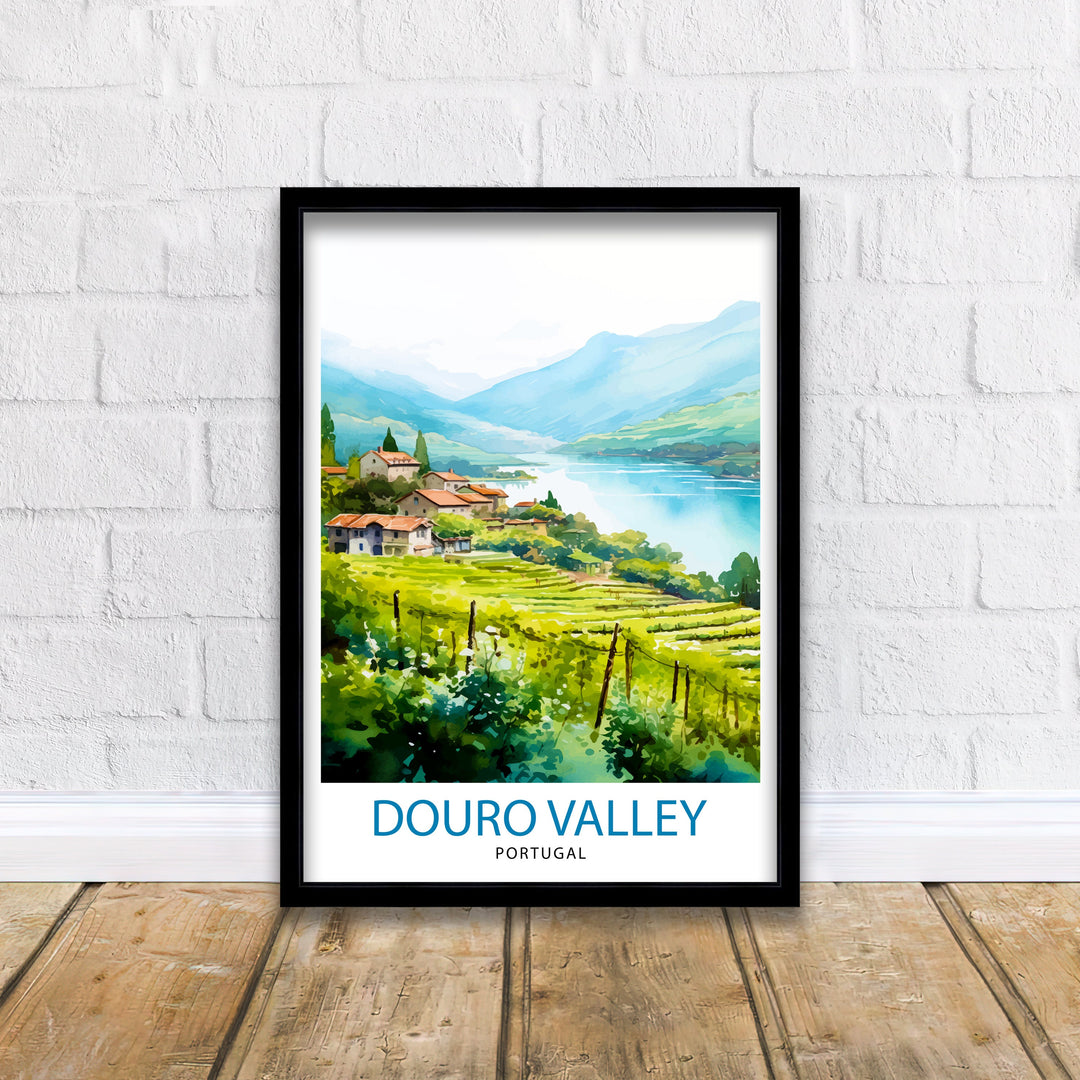 Douro Valley Portugal Poster Douro Decor Douro Poster Douro Art Douro Wall Art Gift for Wine Lovers Douro Home Decor