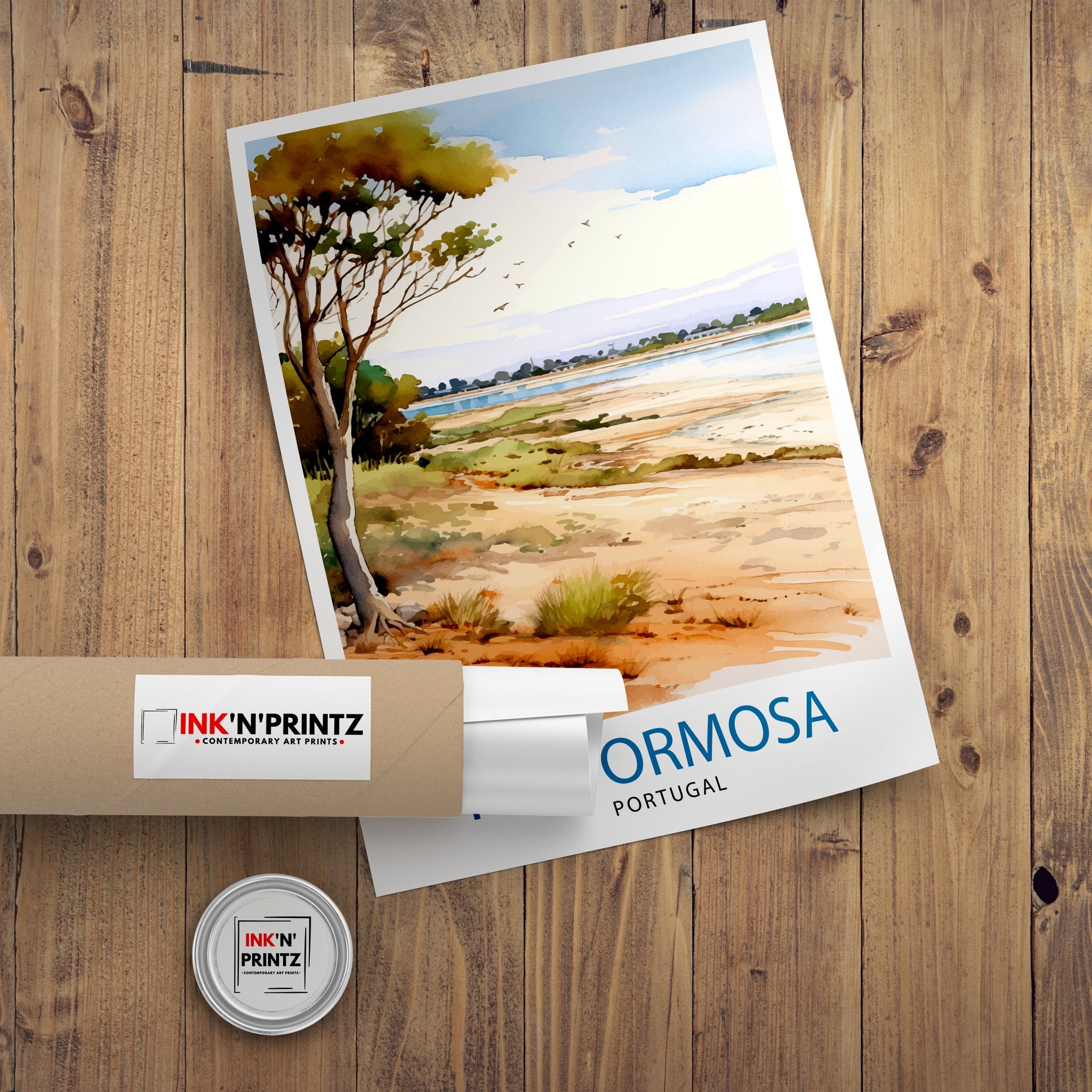 Ria Formosa Portugal Travel Print Ria Formosa Wall Decor Ria Formosa Poster Portugal Travel Prints Ria Formosa Art Print Ria Formosa