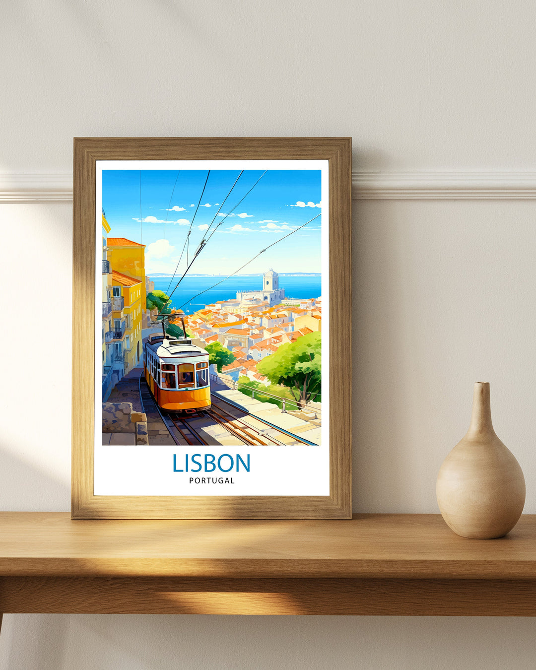 Lisbon Portugal Travel Poster Lisbon