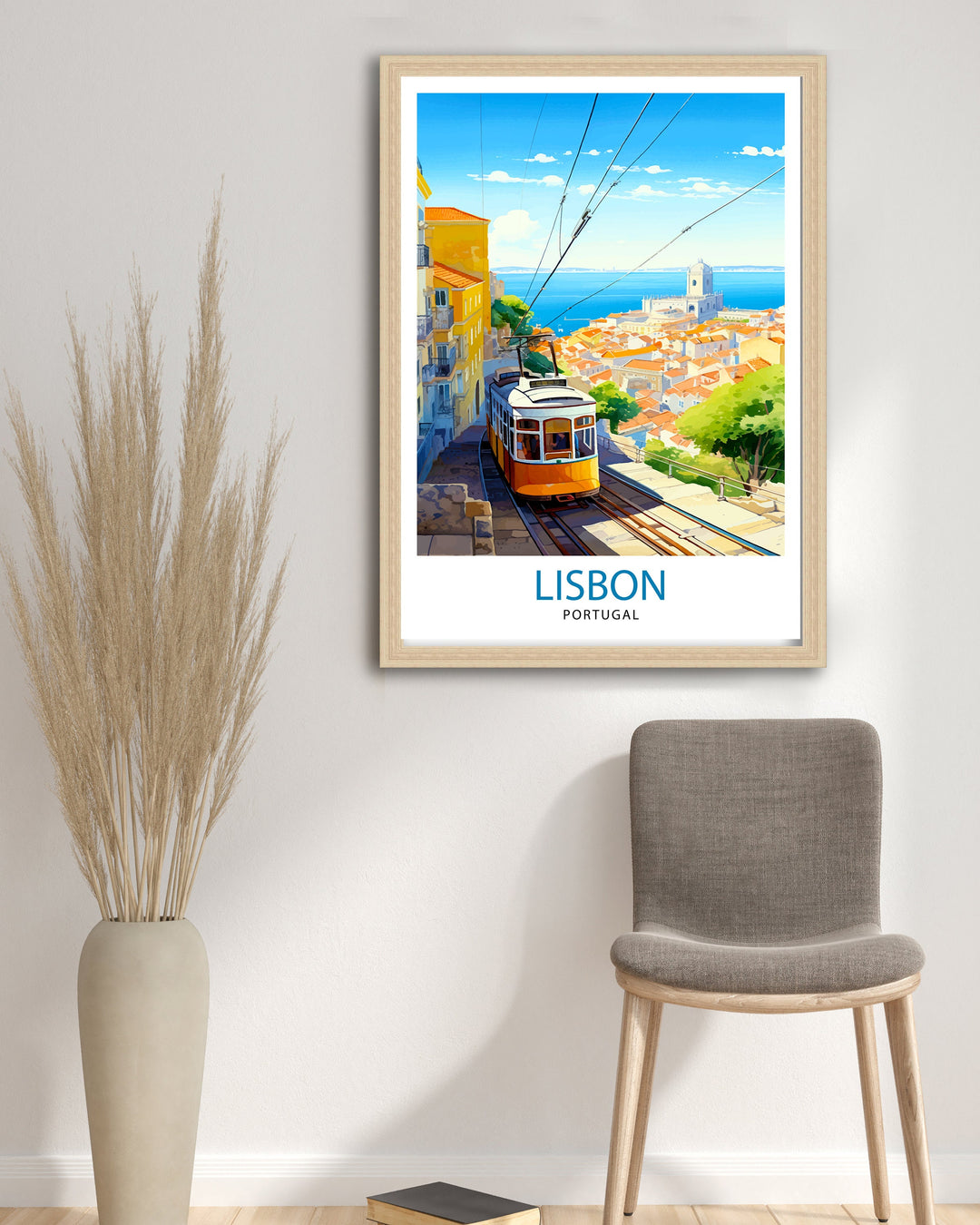 Lisbon Portugal Travel Poster Lisbon