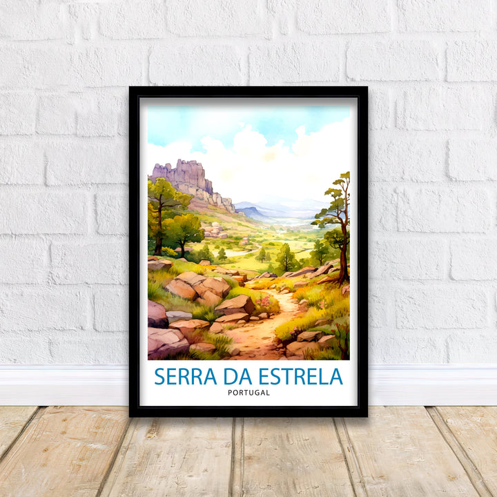 Serra da Estrela Portugal Travel Poster Serra da Estrela