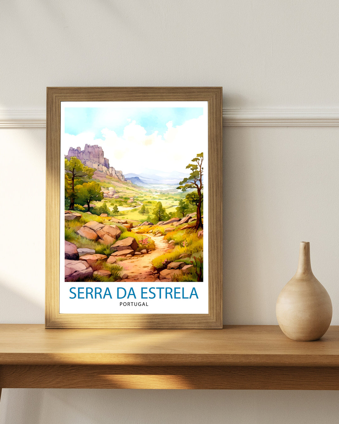 Serra da Estrela Portugal Travel Poster Serra da Estrela