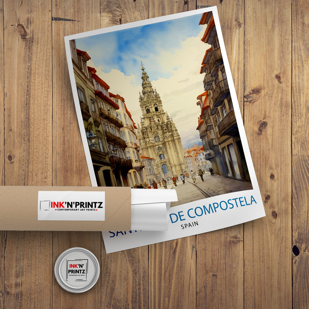 Santiago de Compostela Poster Santiago