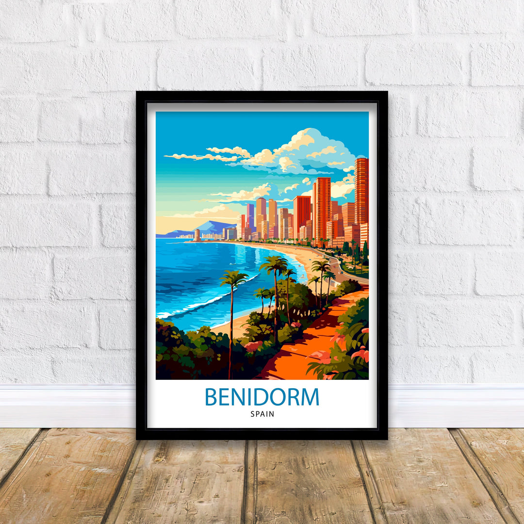 Benidorm Spain Poster Benidorm