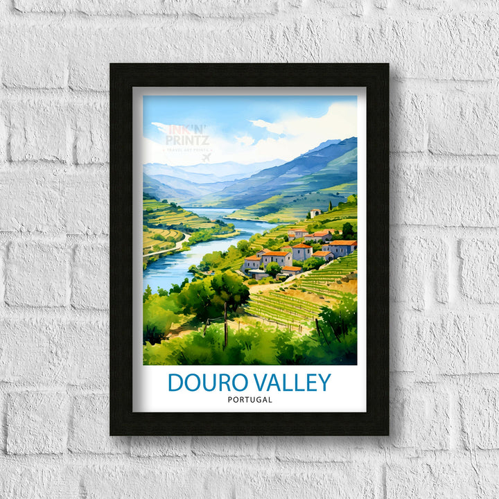 Douro Valley Portugal Print Douro Valley Decor Douro Valley Poster Douro Valley Art Douro Valley Wall Art Gift for Douro Fans Douro Valley
