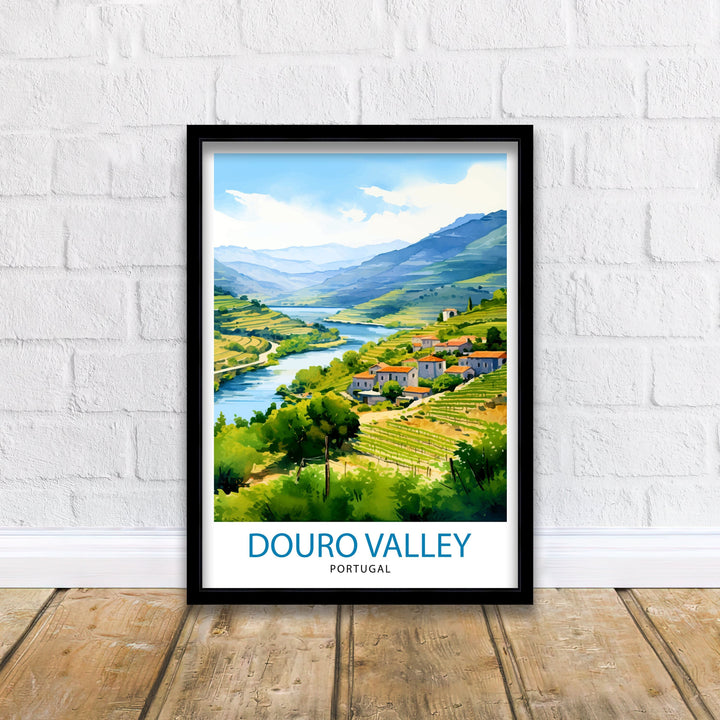Douro Valley Portugal Print Douro Valley Decor Douro Valley Poster Douro Valley Art Douro Valley Wall Art Gift for Douro Fans Douro Valley