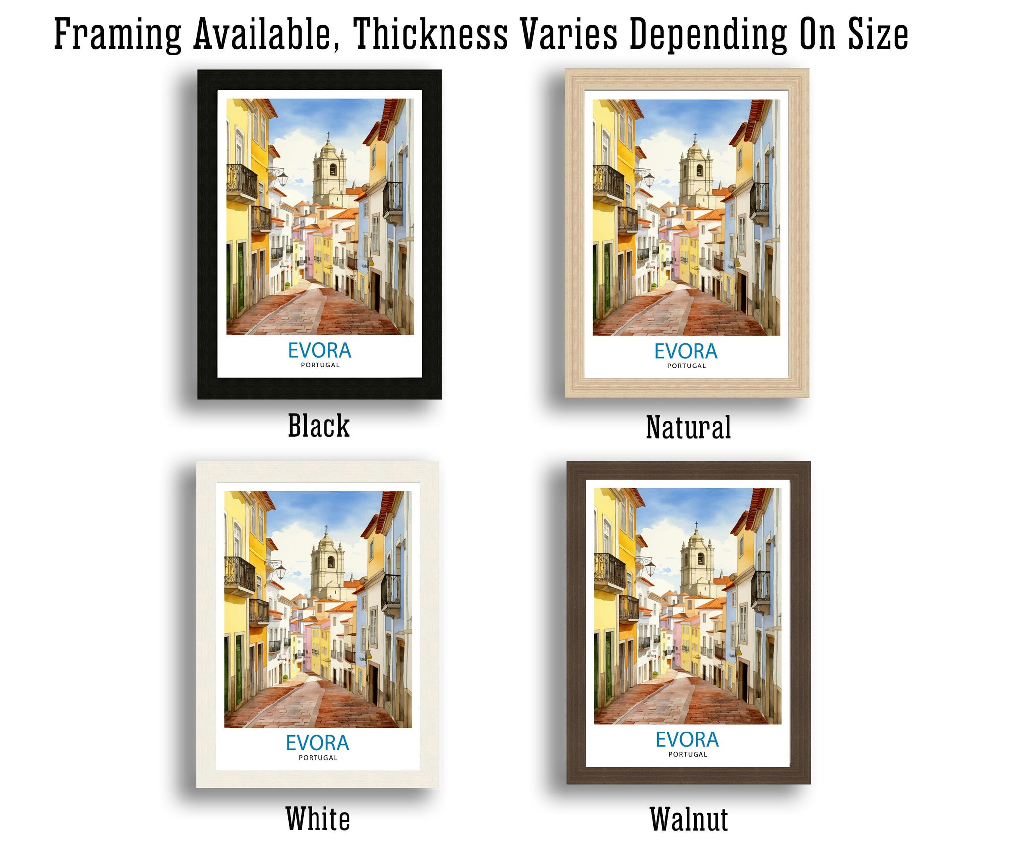 Evora Portugal Print Evora Decor Evora Poster Evora Art Evora Wall Art Gift for Evora Admirers Evora Home Decor