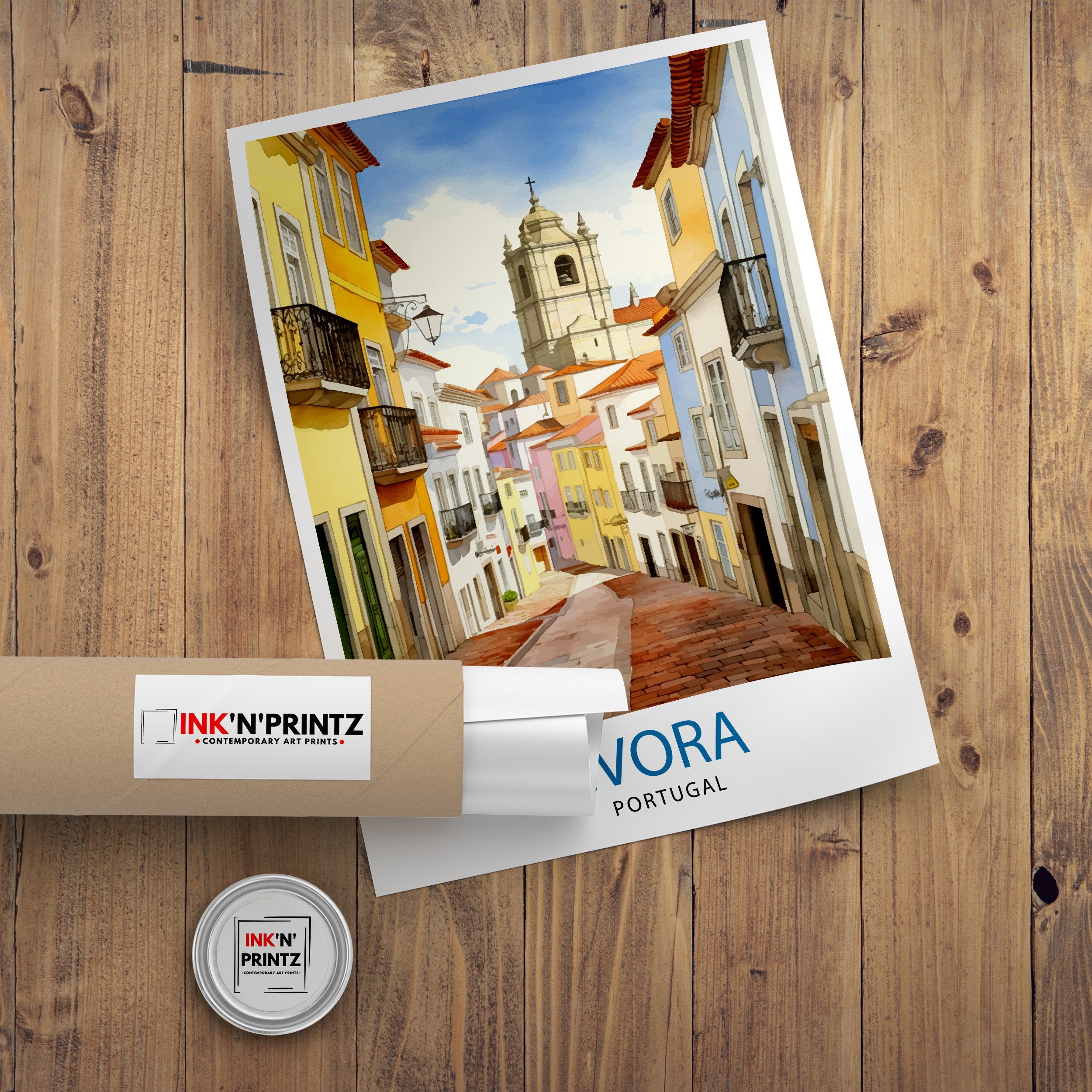 Evora Portugal Print Evora Decor Evora Poster Evora Art Evora Wall Art Gift for Evora Admirers Evora Home Decor