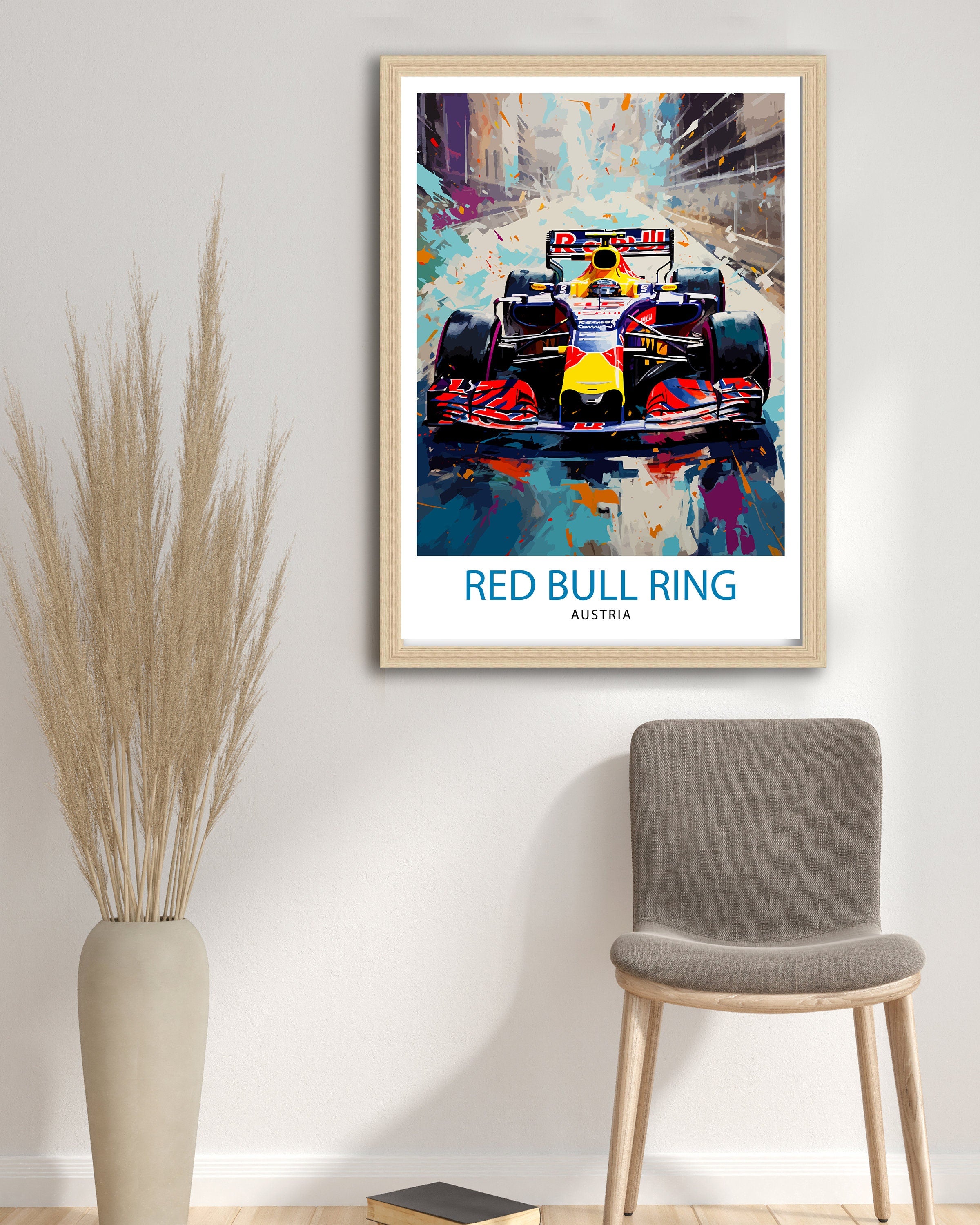 Spielberg Race Track Print Motorsport Decor Spielberg Poster Racing Art Spielberg Wall Art Gift for Racing Fans Spielberg Home Decor