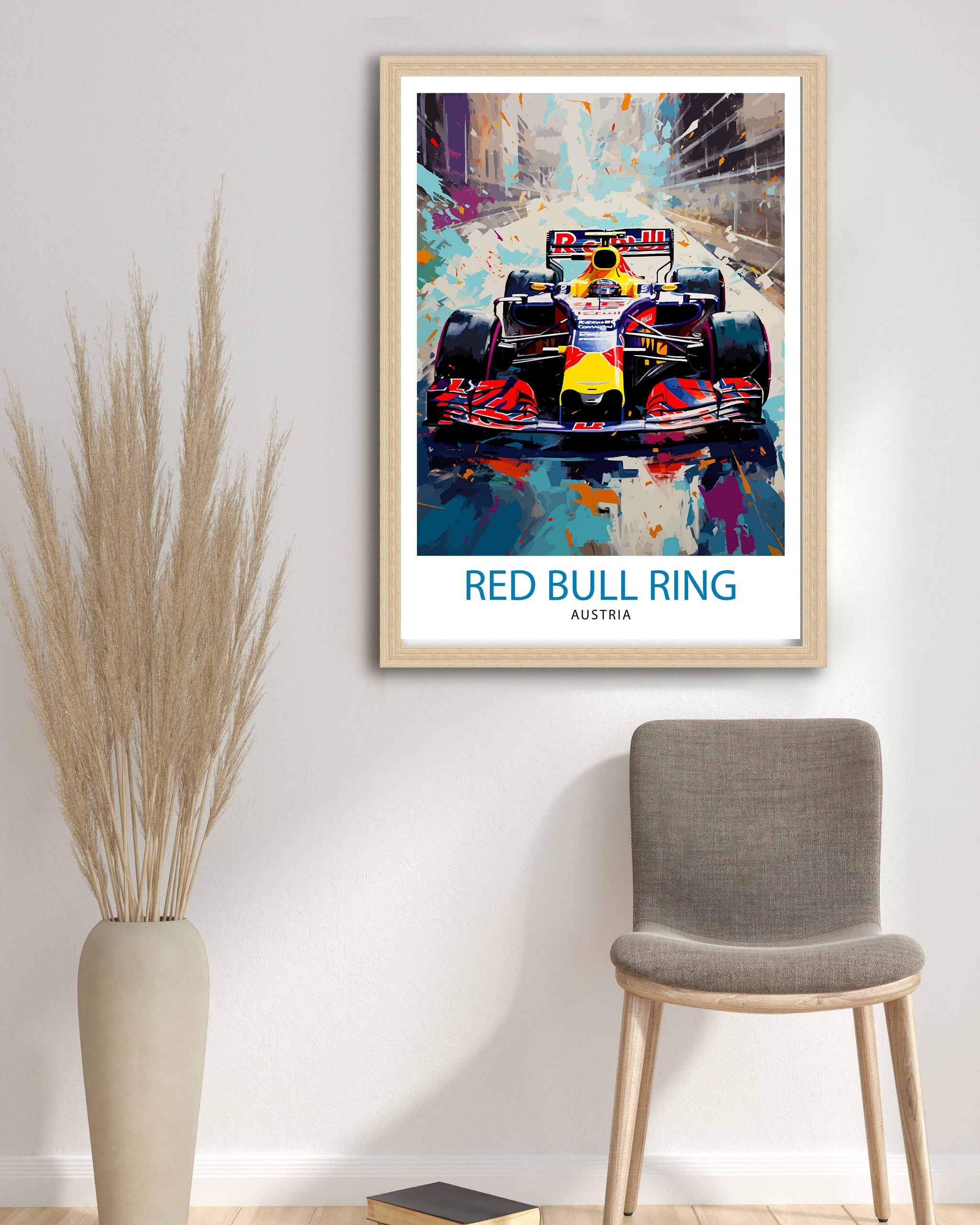 Spielberg Race Track Print Motorsport Decor Spielberg Poster Racing Art Spielberg Wall Art Gift for Racing Fans Spielberg Home Decor
