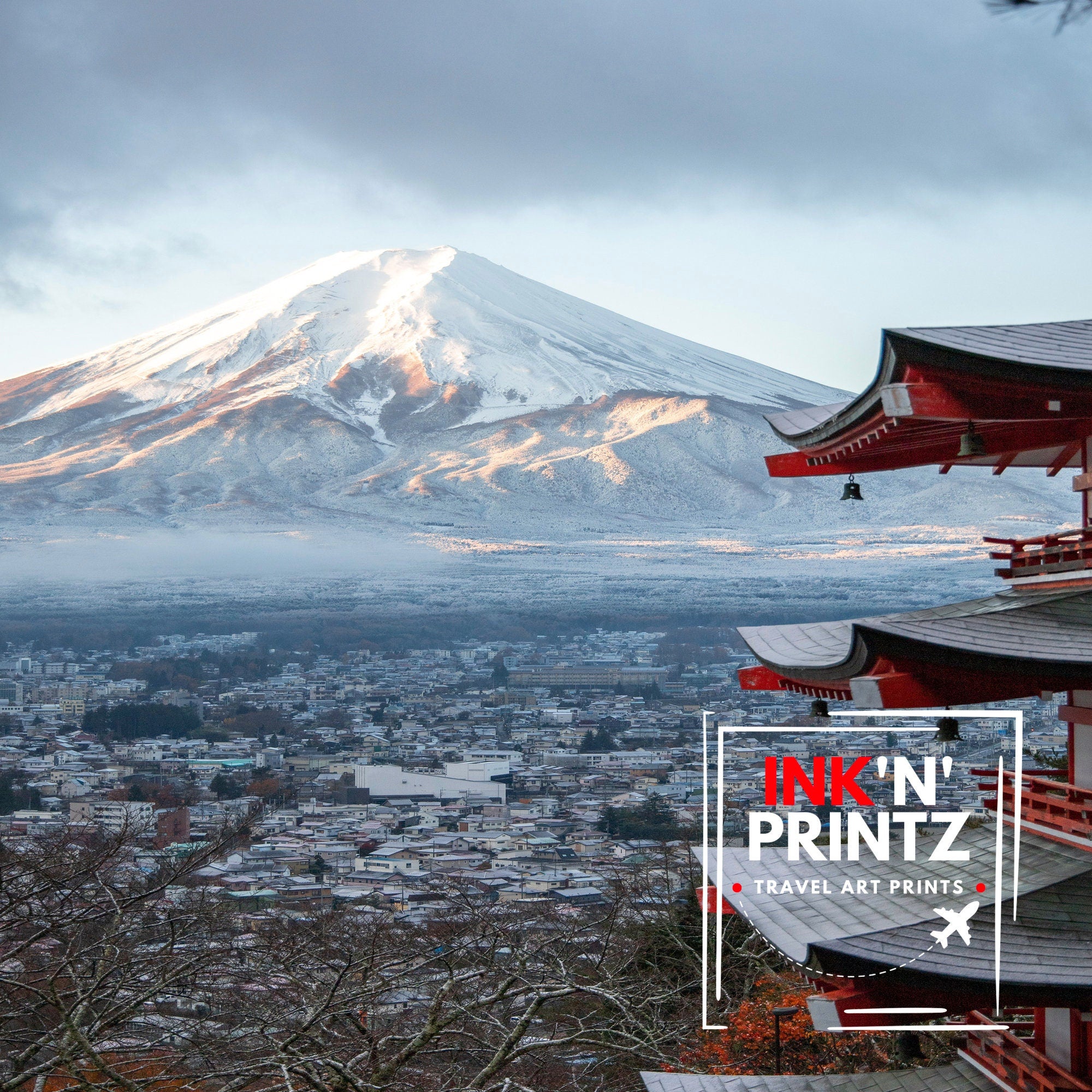 Mount Fuji Travel Poster Japan