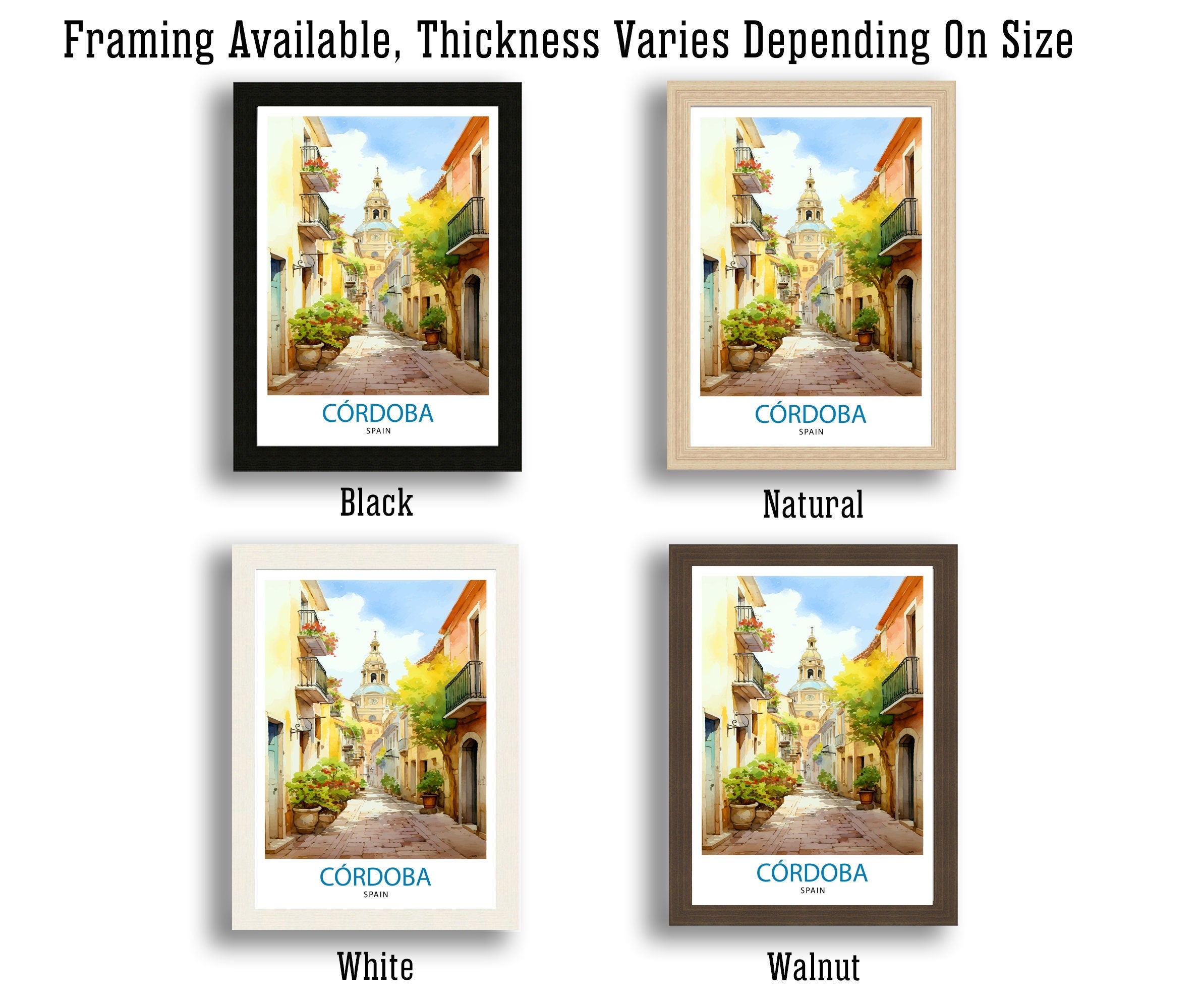 Cordoba Spain Print Cordoba Decor Cordoba Poster Cordoba Art Cordoba Wall Art Gift for History Lovers Cordoba Home Decor
