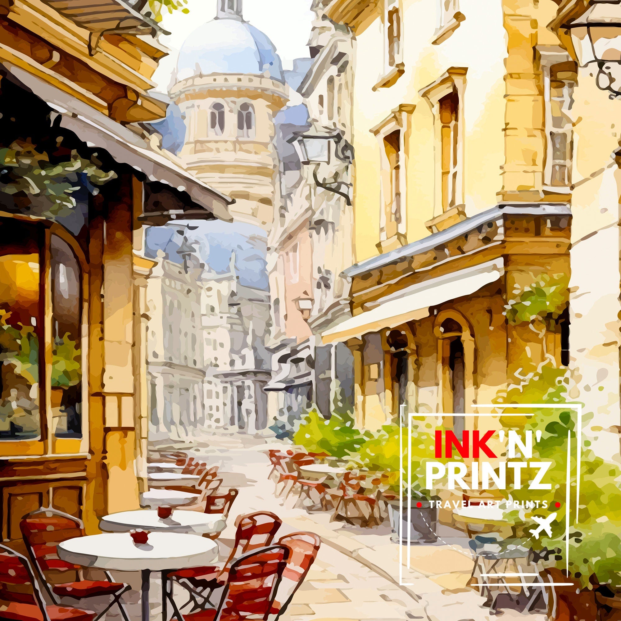 Bordeaux France Travel Print Bordeaux Wall Decor Bordeaux Poster France Travel Prints Bordeaux Art Print Bordeaux Illustration Bordeaux
