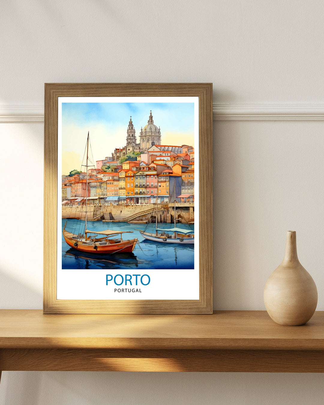 Porto Portugal Travel Poster Porto