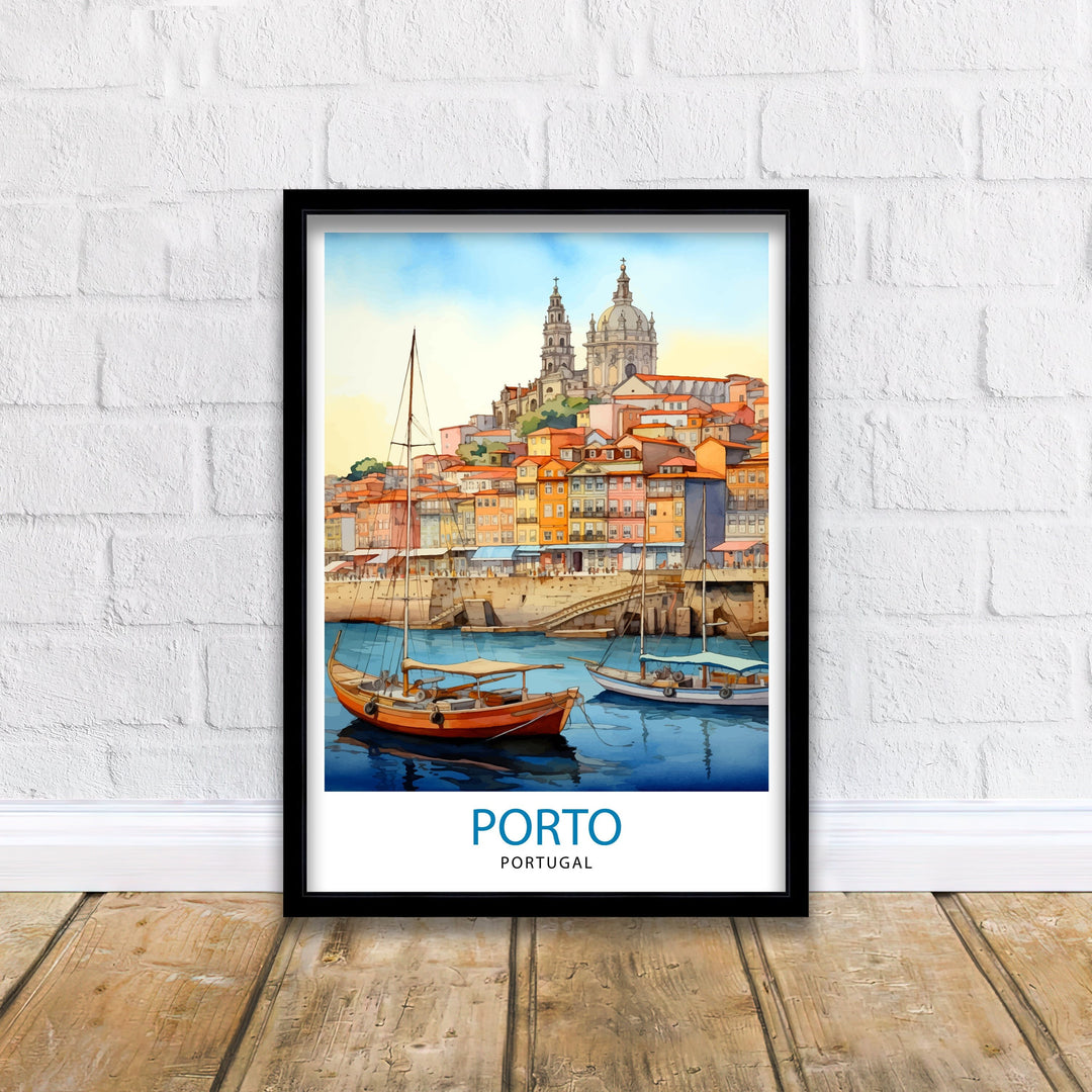 Porto Portugal Travel Poster Porto