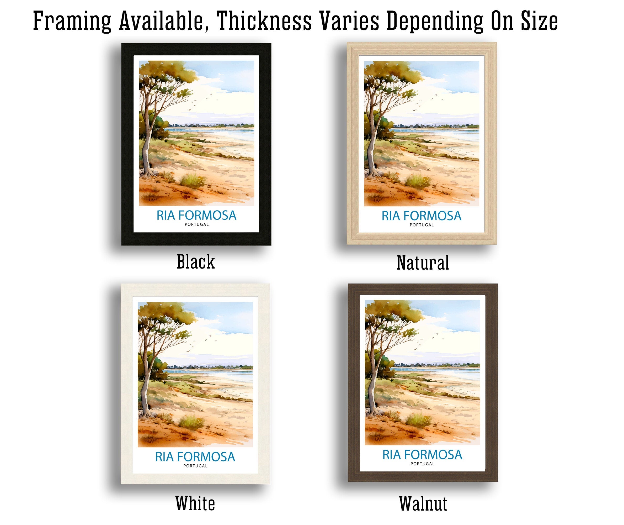 Ria Formosa Portugal Travel Print Ria Formosa Wall Decor Ria Formosa Poster Portugal Travel Prints Ria Formosa Art Print Ria Formosa