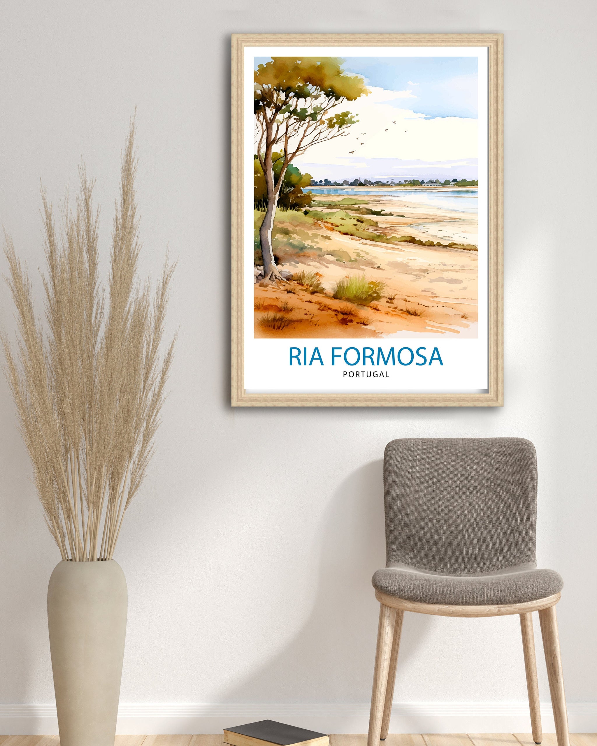 Ria Formosa Portugal Travel Print Ria Formosa Wall Decor Ria Formosa Poster Portugal Travel Prints Ria Formosa Art Print Ria Formosa