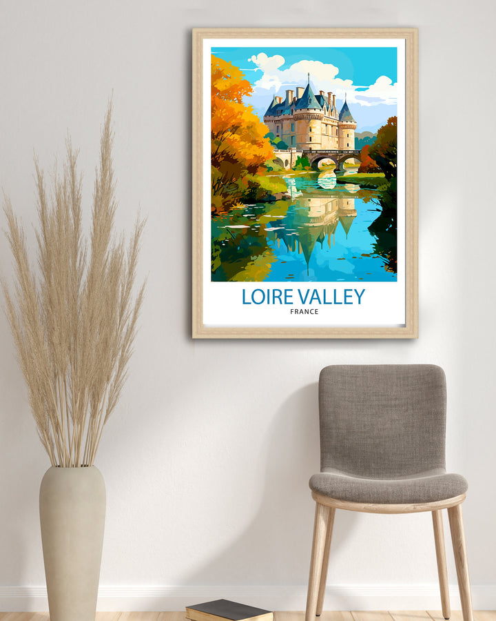 Loire Valley Travel Poster