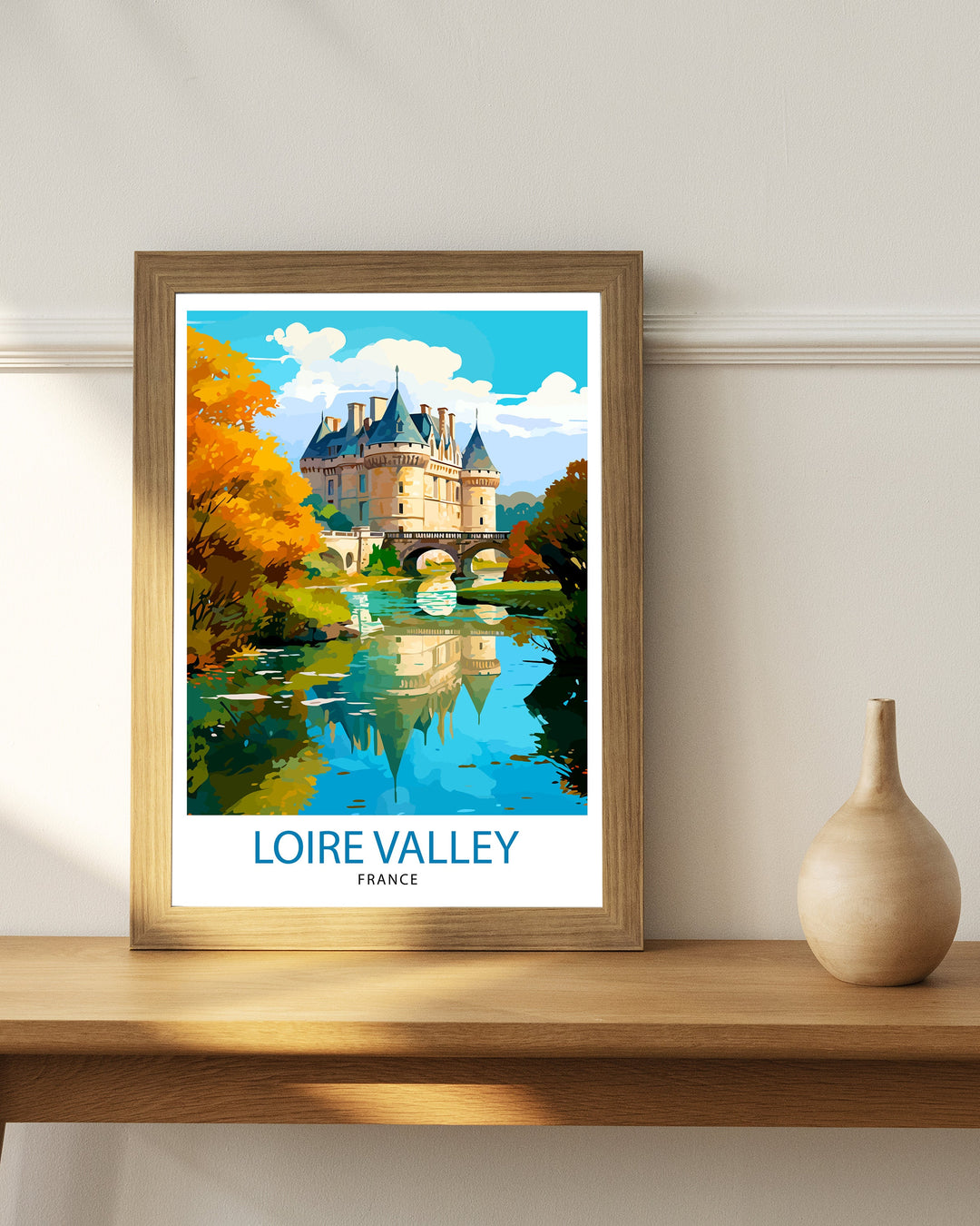 Loire Valley Travel Poster