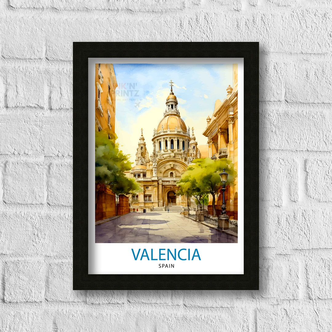 Valencia Travel Poster Valencia