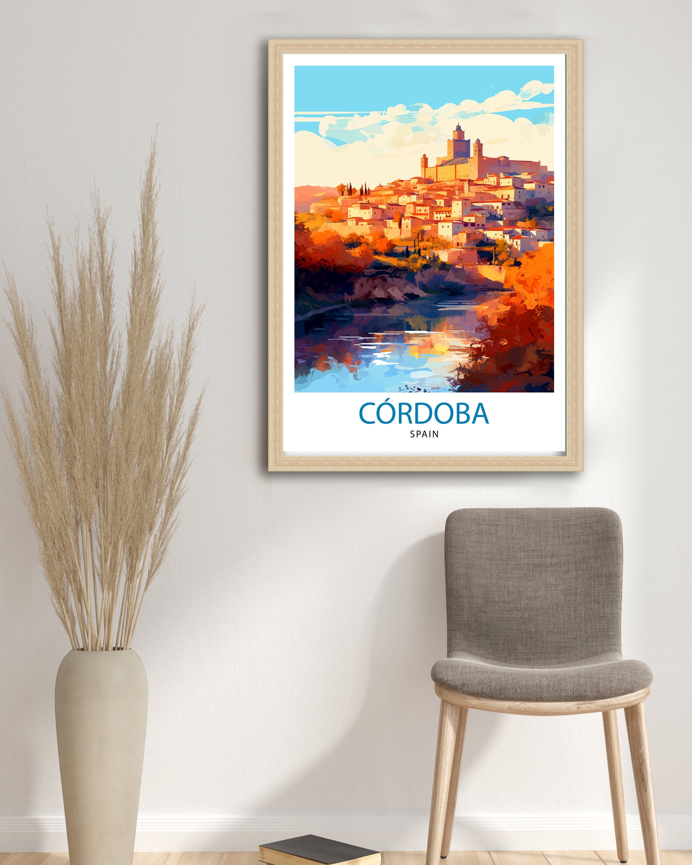 Cordoba Spain Print Cordoba Decor Cordoba Poster Cordoba Art Cordoba Wall Art Gift for History Lovers Cordoba Home Decor