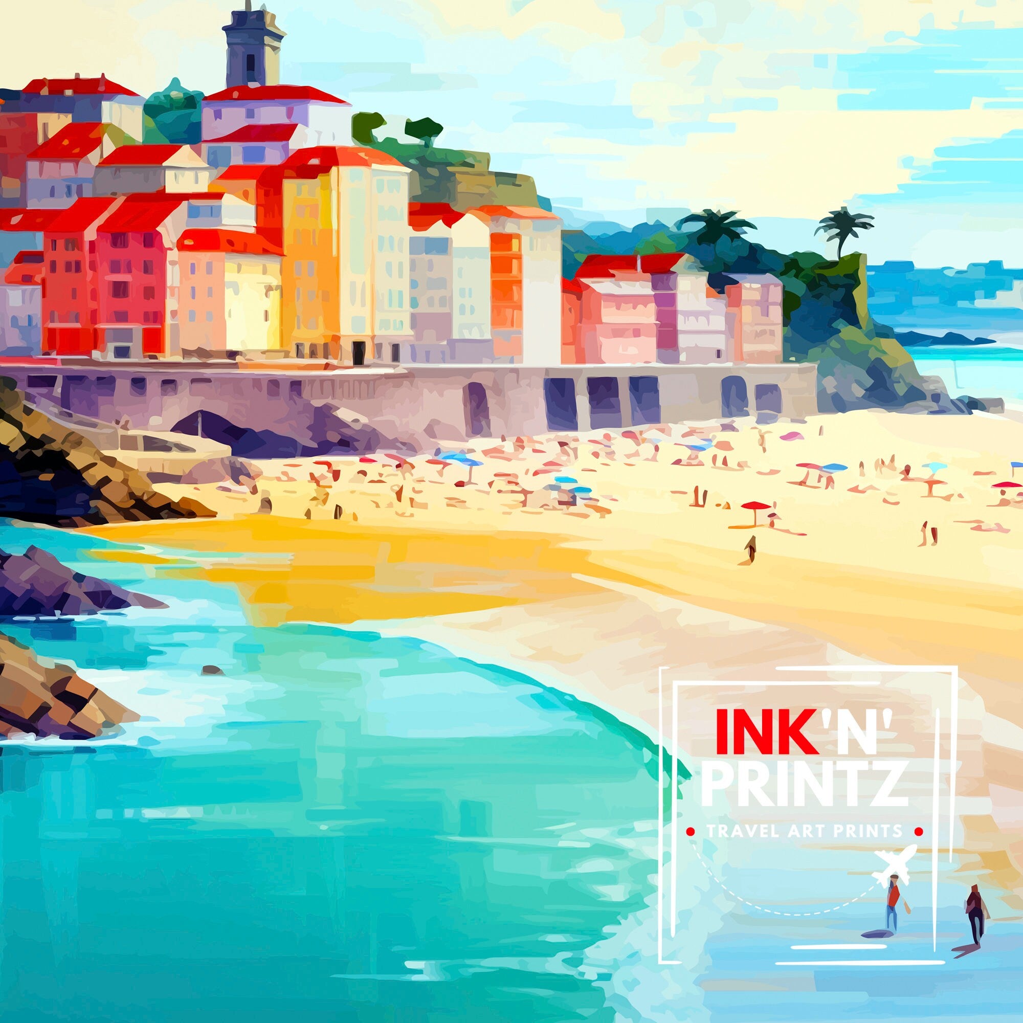 San Sebastian Spain Travel Print San Sebastian Wall Decor San Sebastian Poster Spain Travel Prints San Sebastian Art Print San Sebastian