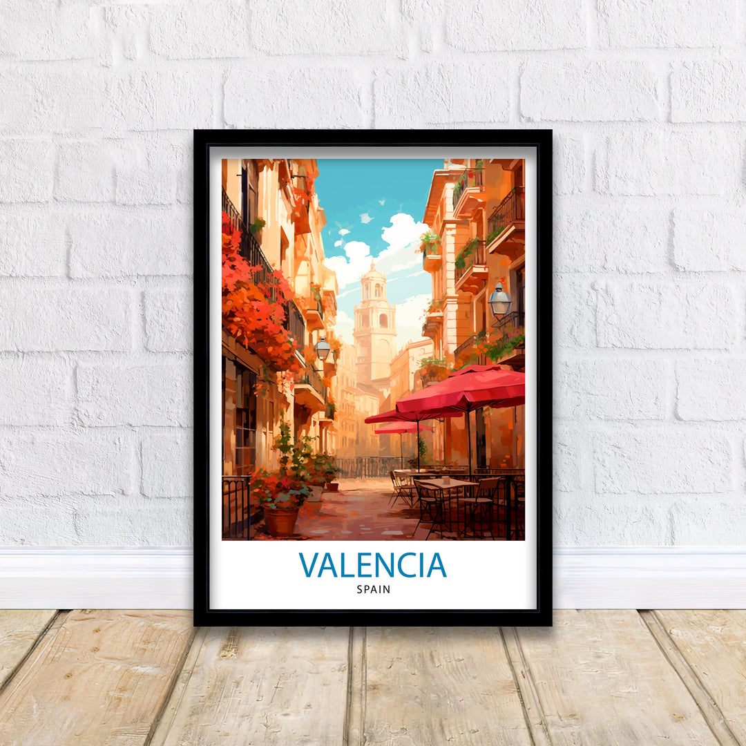 Valencia Travel Poster Valencia