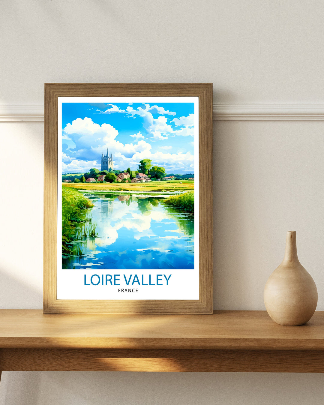 Loire Valley Travel Poster