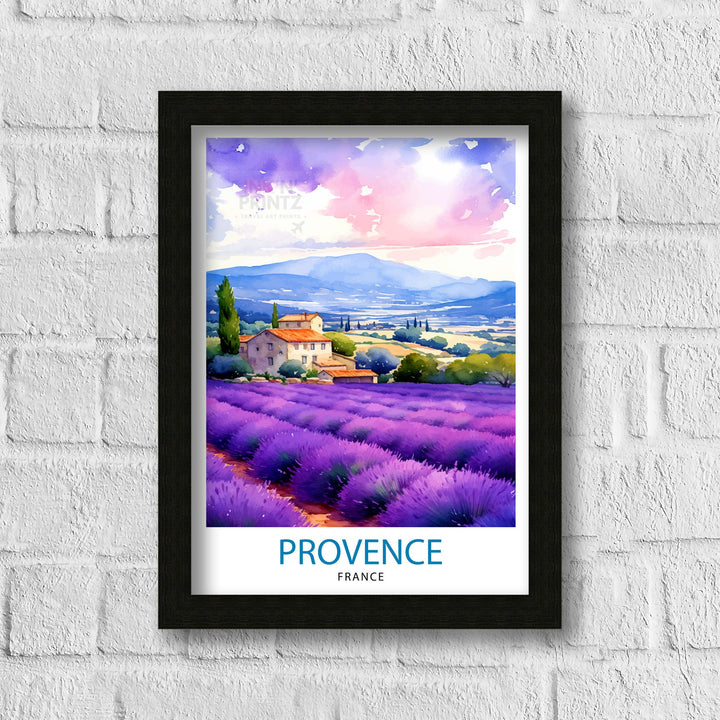 Provence France Travel Poster Provence