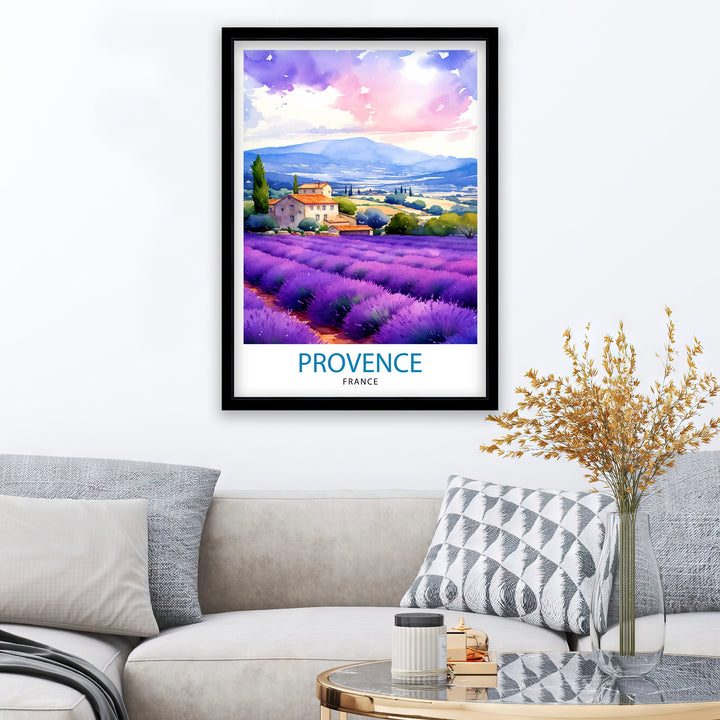 Provence France Travel Poster Provence