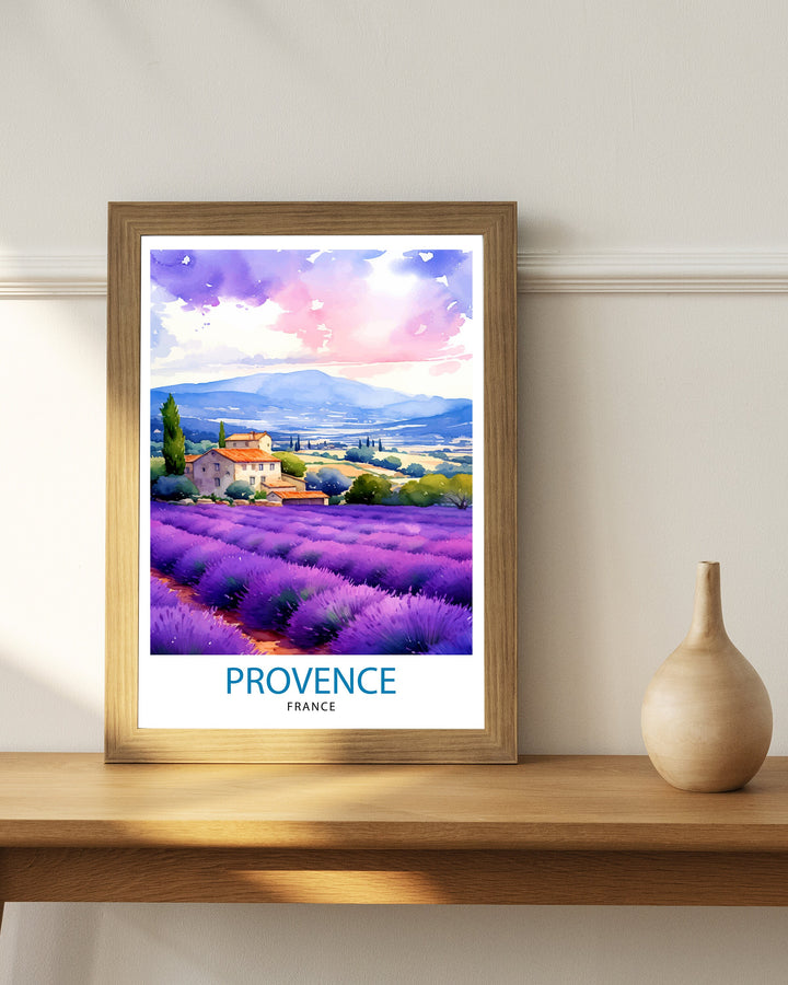 Provence France Travel Poster Provence