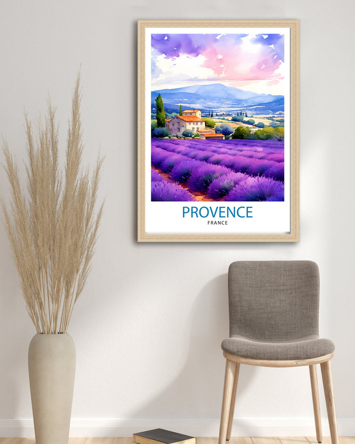 Provence France Travel Poster Provence