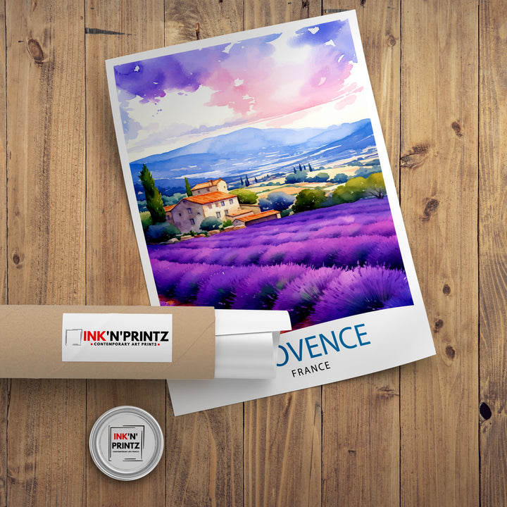 Provence France Travel Poster Provence