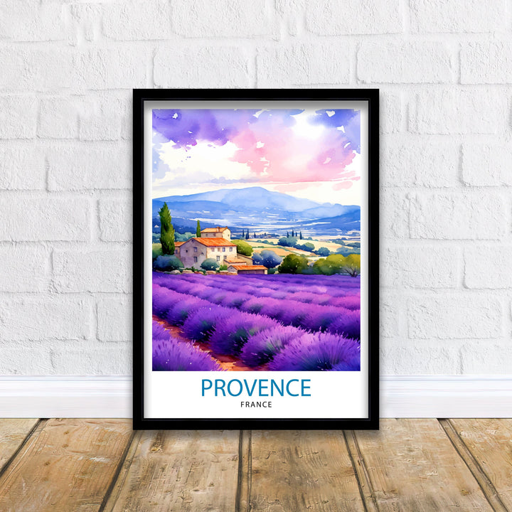 Provence France Travel Poster Provence