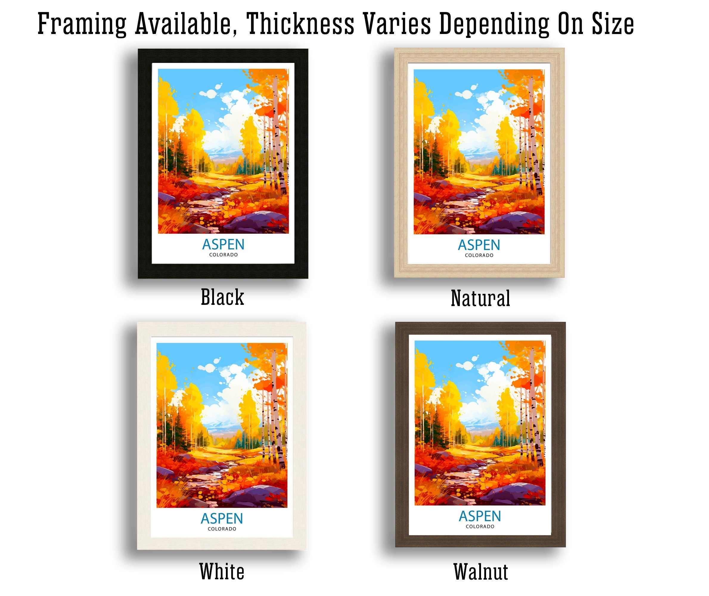 Aspen Art Print | Aspen | Aspen Art | Aspen Print | Aspen Poster | Aspen Wall Art | Aspen Colorado | Travel Poster | Aspen Painting