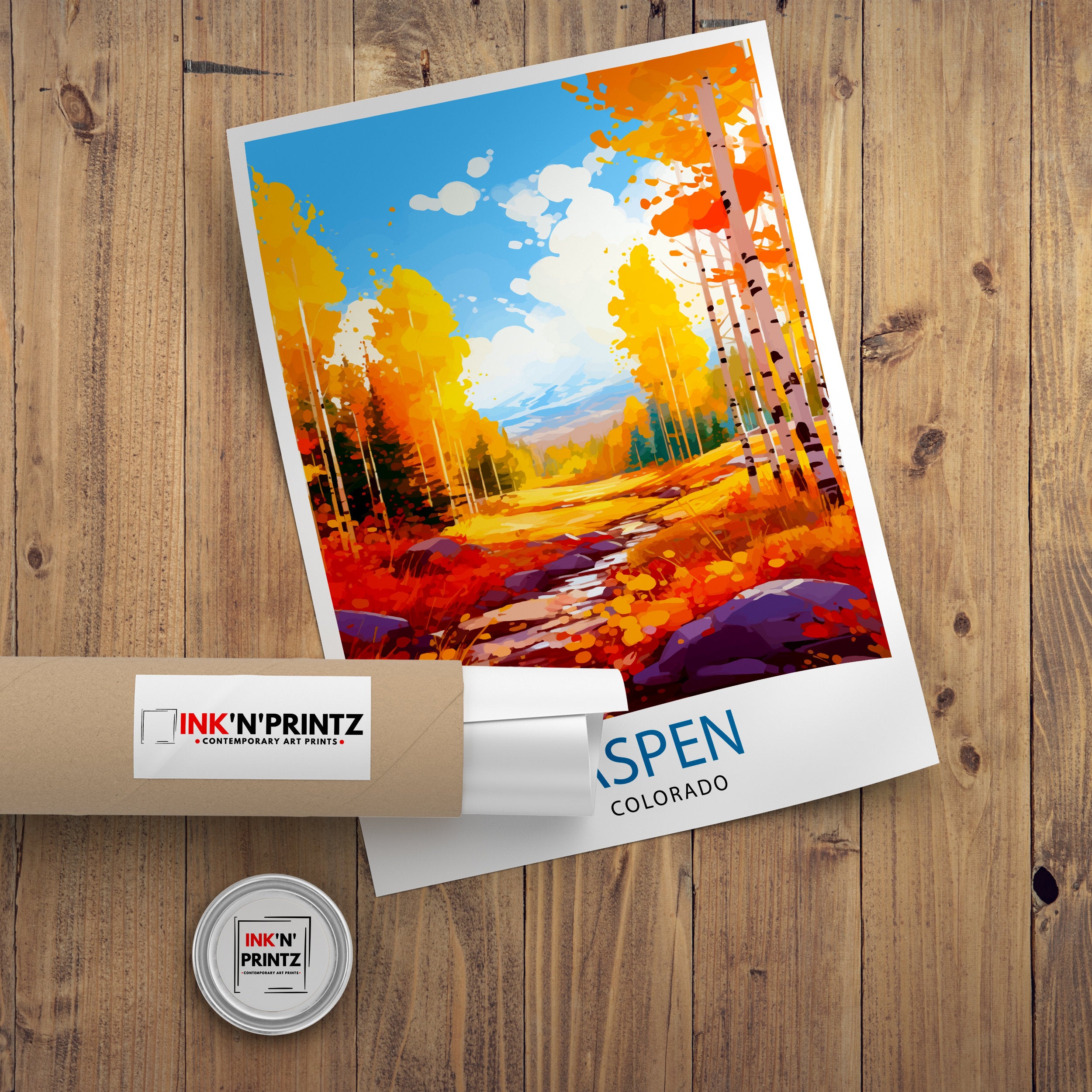 Aspen Art Print | Aspen | Aspen Art | Aspen Print | Aspen Poster | Aspen Wall Art | Aspen Colorado | Travel Poster | Aspen Painting