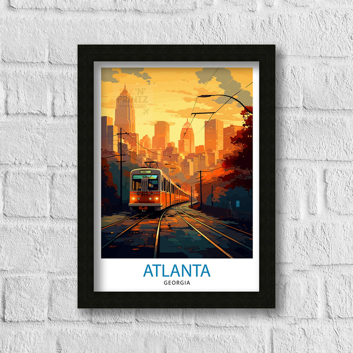 Atlanta Travel Poster